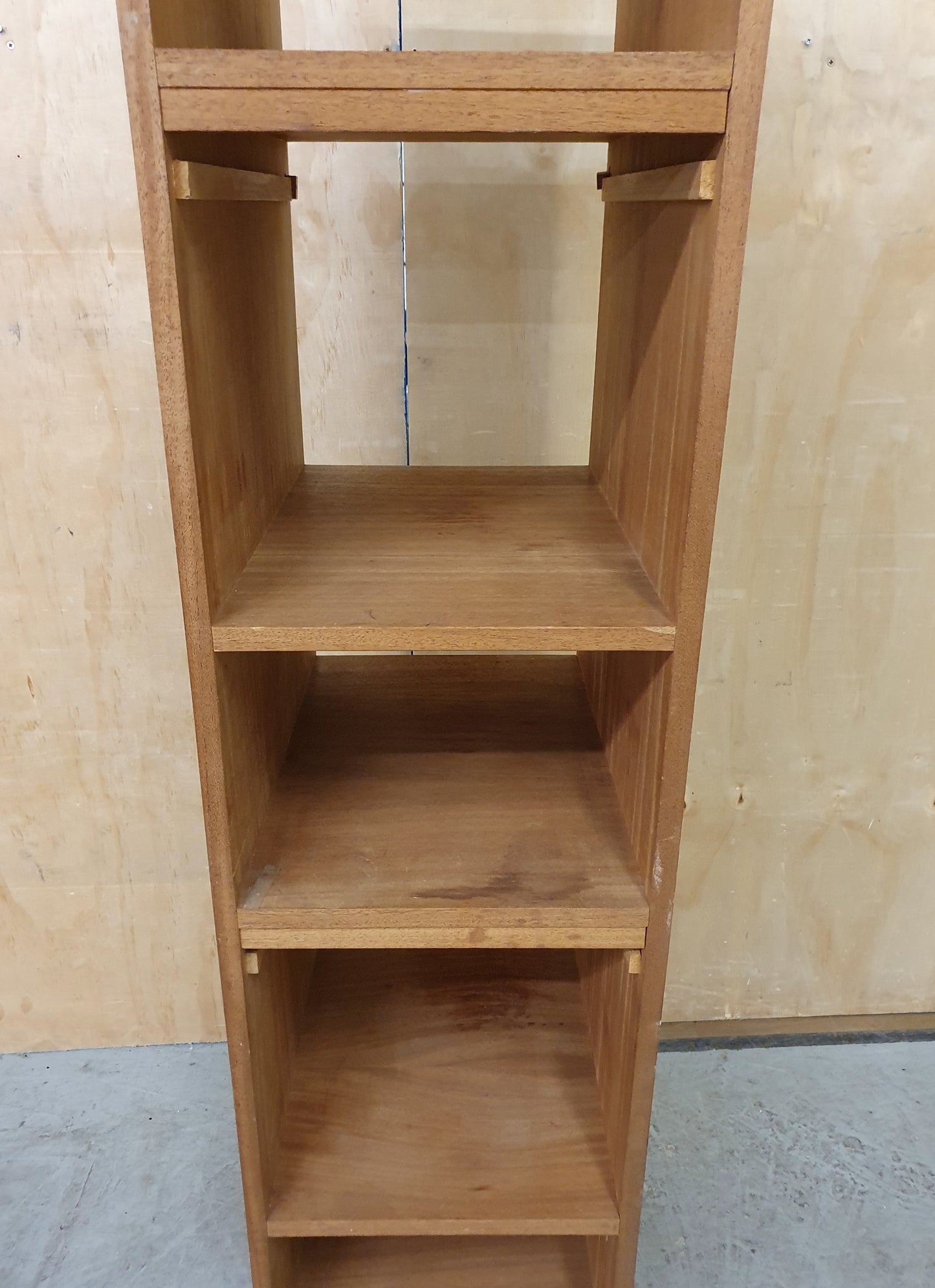 Tall Wooden 5 Open Shelf Bookcase - 103917