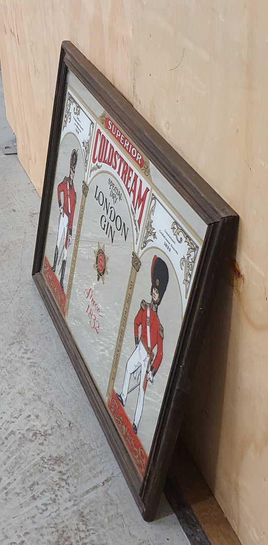 COLDSTREAM SPECIAL DRY LONDON GIN Vintage Mirror - 230325-03