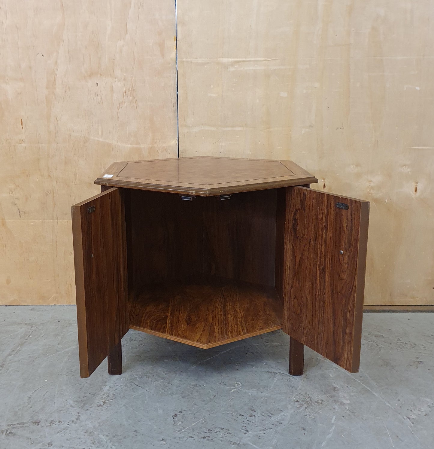 Hexagon Shaped Cabinet with Two Doors - EL103866