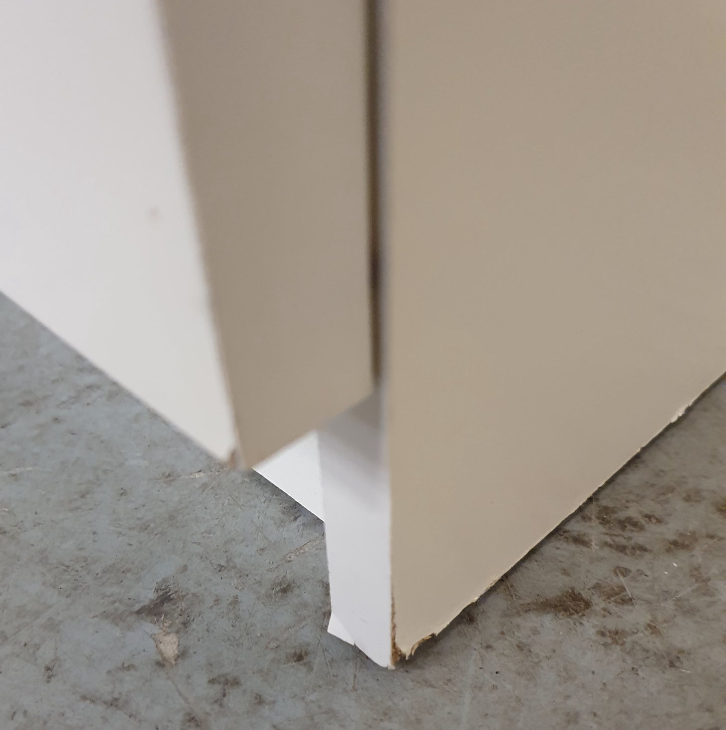 IKEA MALM White Single 2 Drawer Bedside Cabinet - EL103948