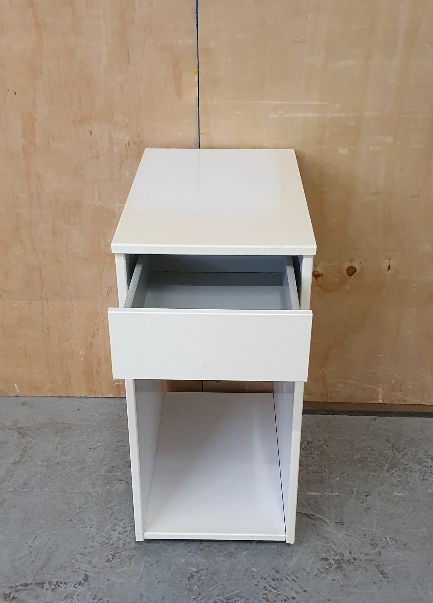 IKEA Wood White Cabinet with 1 Top Drawer - EL104480