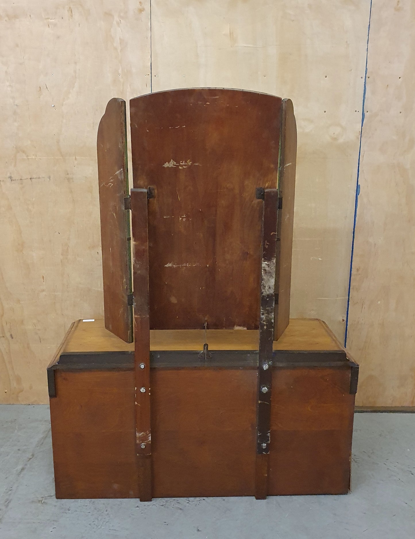 Vintage 2 Drawer Dressing Table with Mirror - EL103879