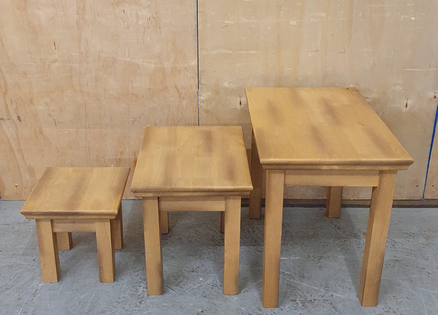 3 Wood Nest of Tables - 104421