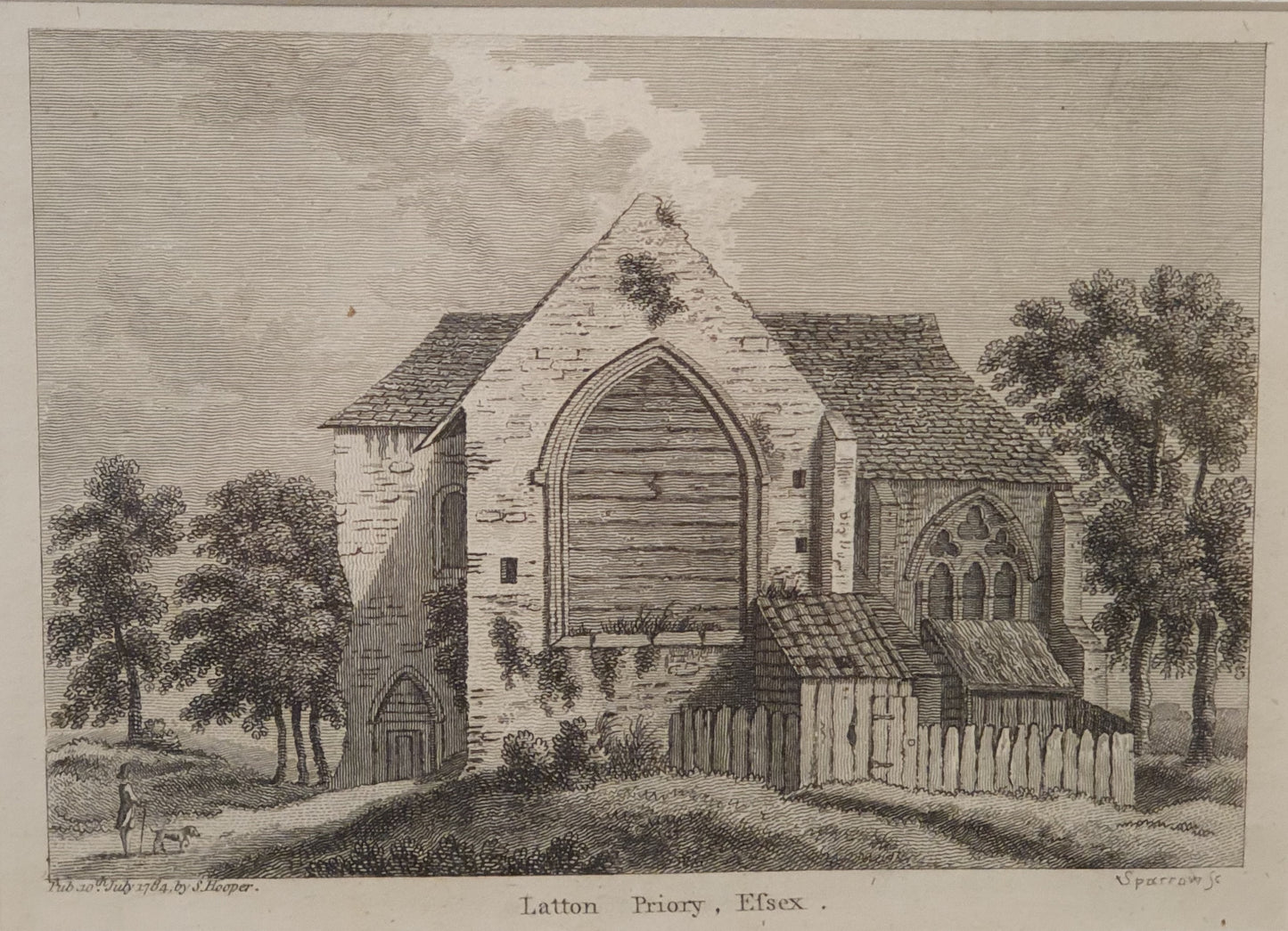 Latton Priory, Essex Vintage Art Print - 103753