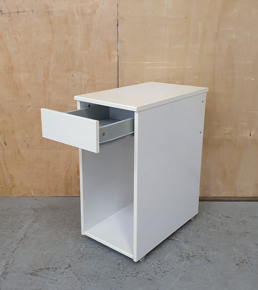 IKEA Wood White Cabinet with 1 Top Drawer - EL104480