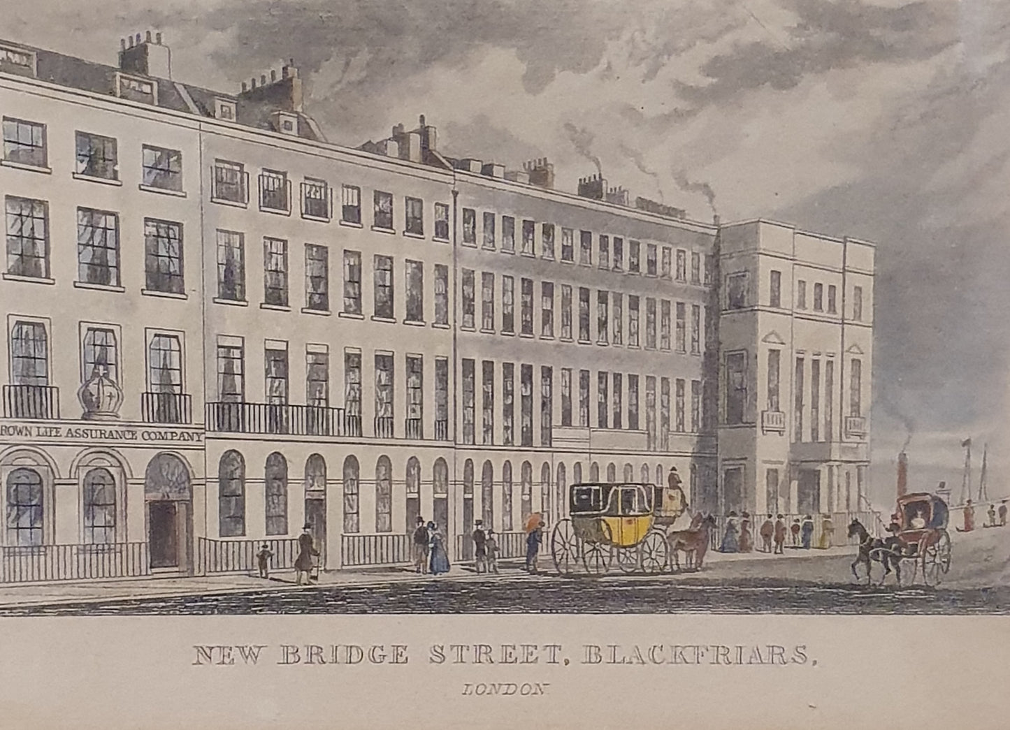 New Bridge Street, Blackfriars Vintage Art Print - 103743