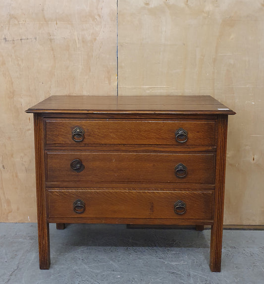 Vintage 3 Drawer Chest of Drawers - 104816