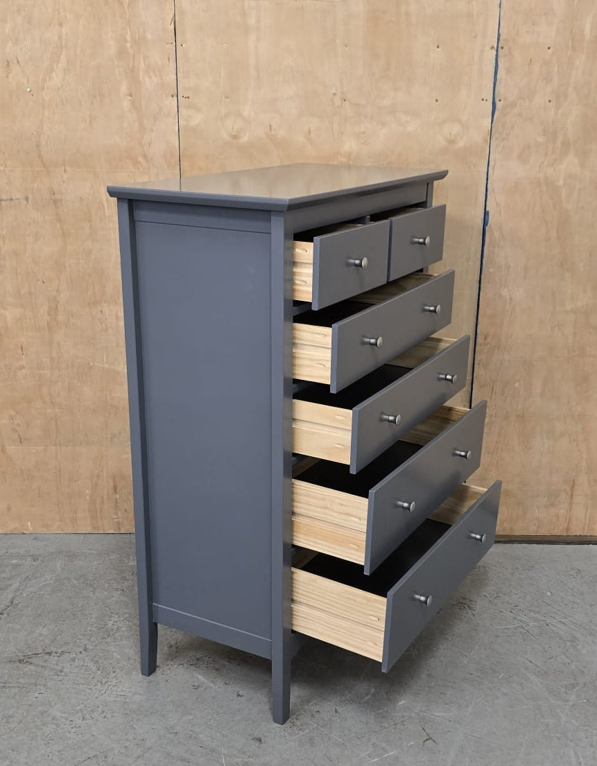 IKEA IDANÄS Grey Large Wood 6 Drawer Chest of Drawers - 104719