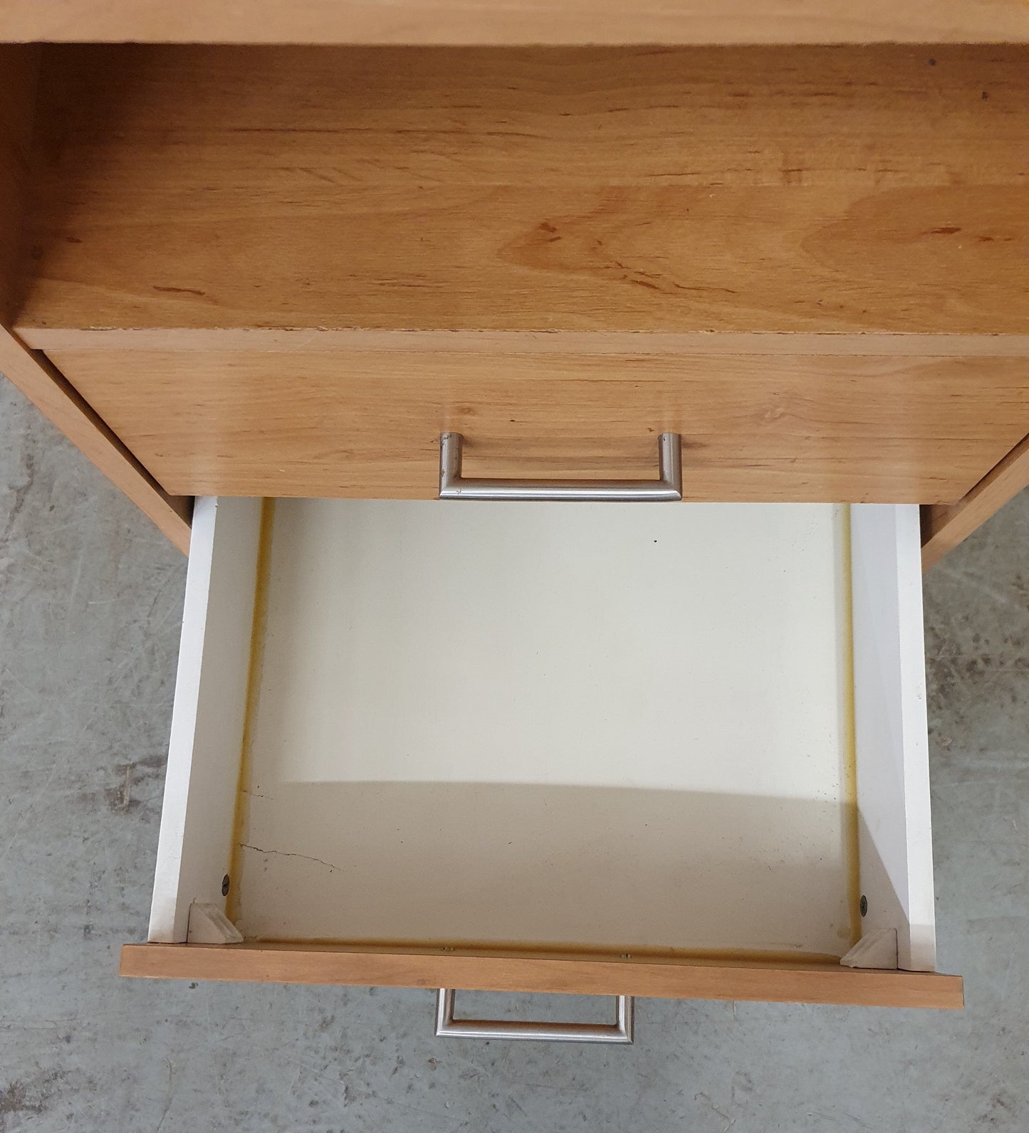 Single Bedside Cabinet with 3 Drawers and Open Section - EL104403