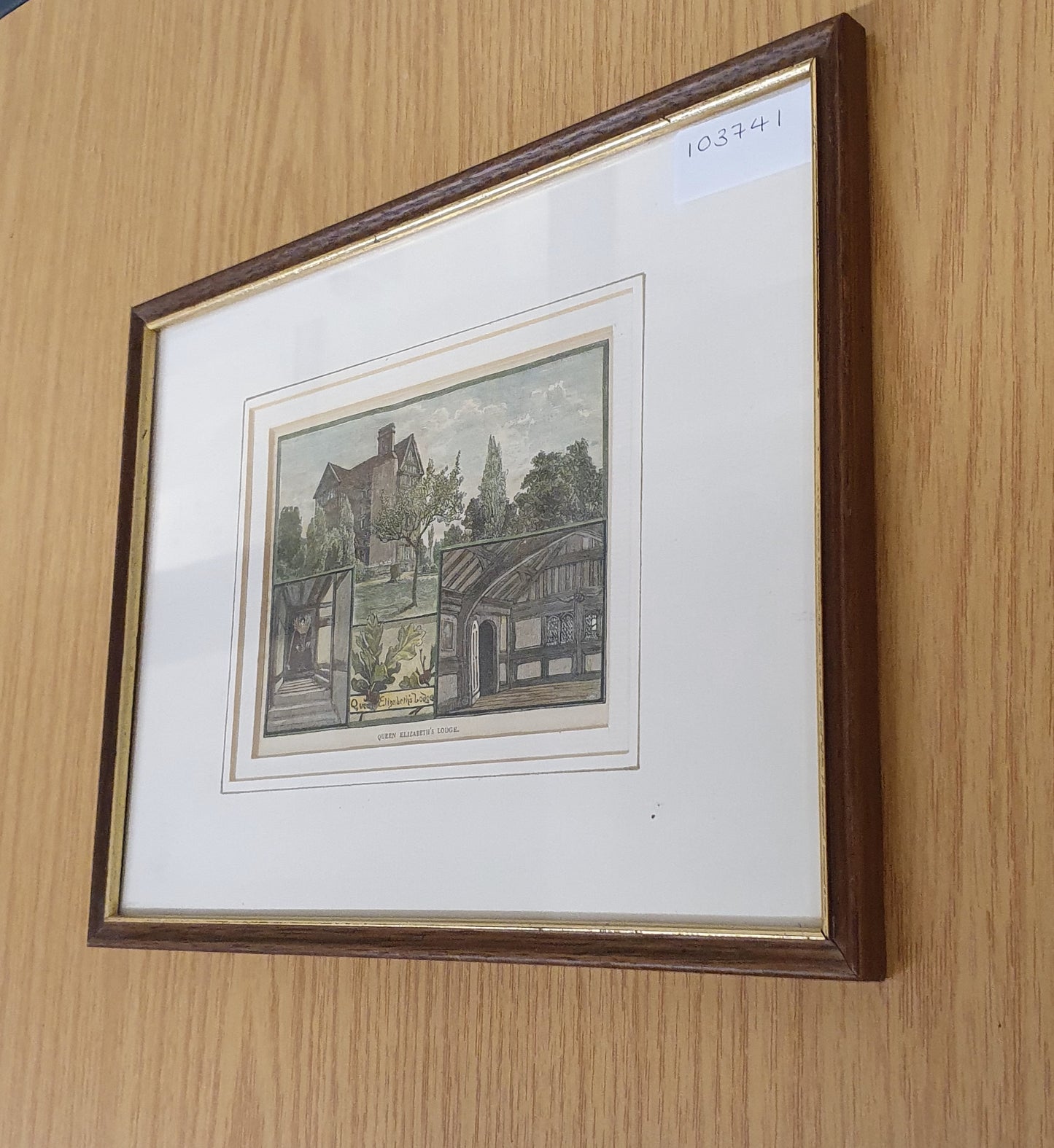 Queen Elizabeths Lodge Vintage Art Print - 103741