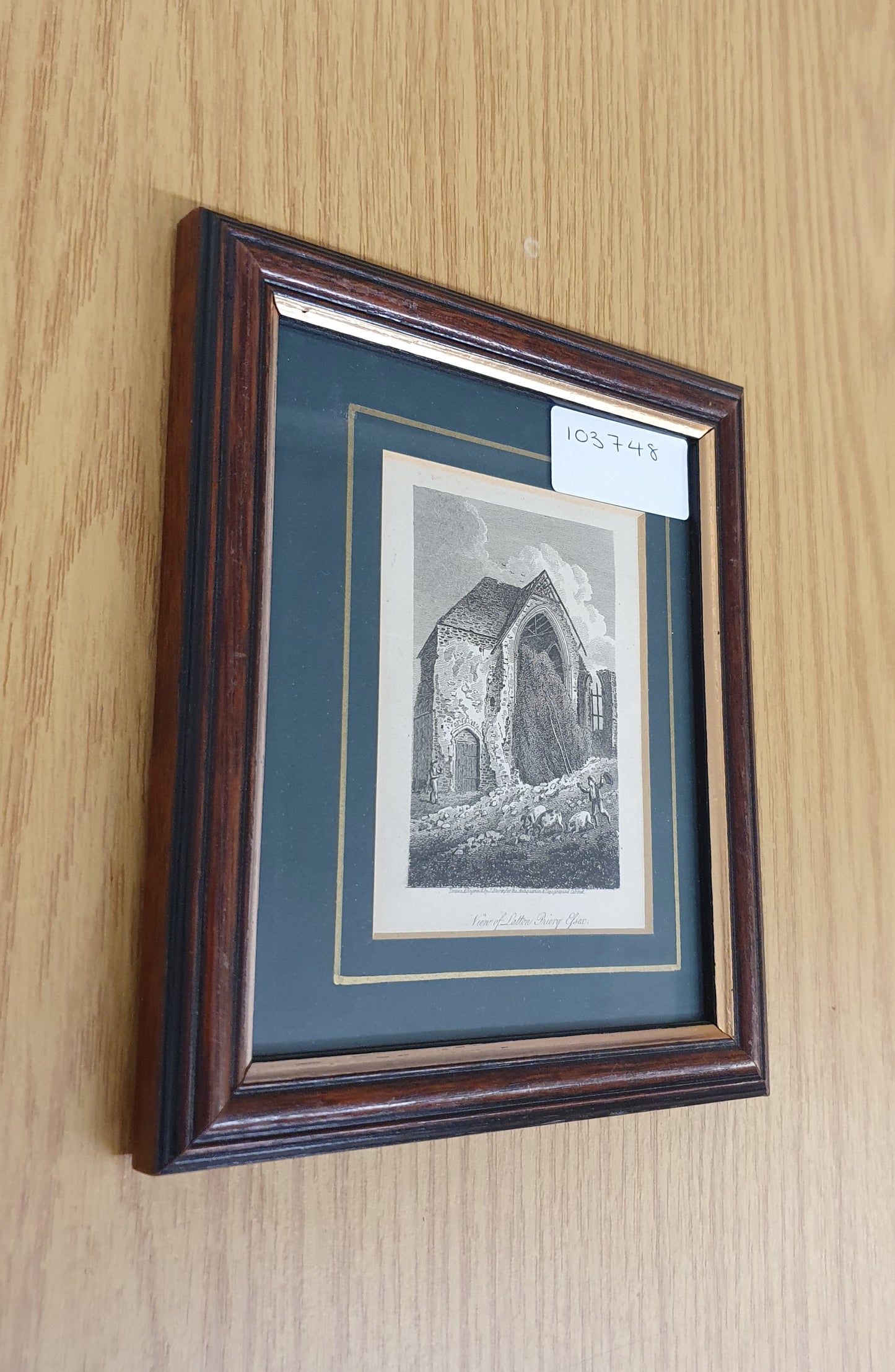 Interior of Latton Priory, Essex (19th Centuary Essex) Vintage Art Print - 103748