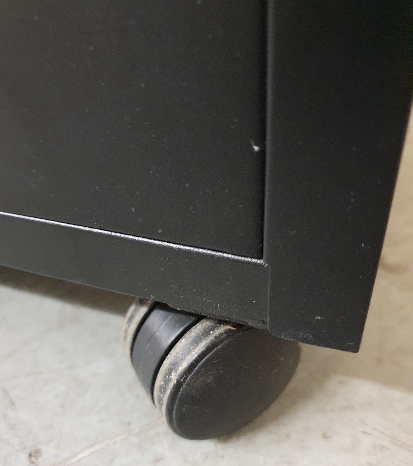 Small 2 Drawer Black Filing Cabinet - 104329