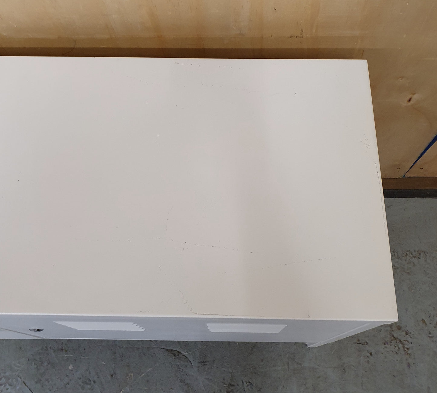 IKEA PS White Metal Lockable Cabinet - 104317