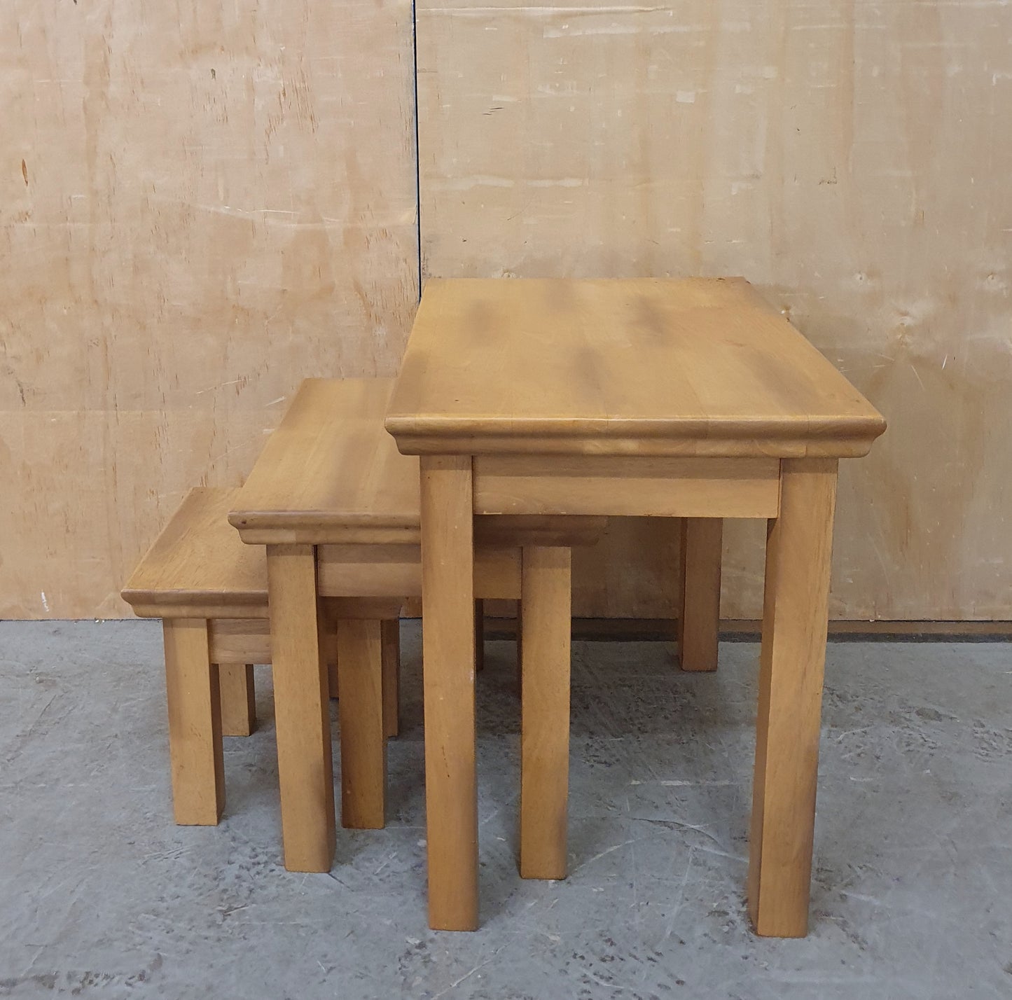 3 Wood Nest of Tables - 104421