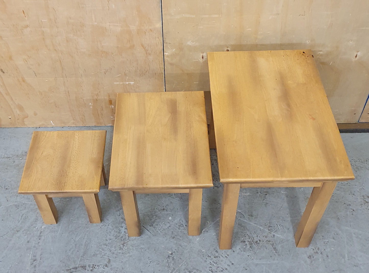 3 Wood Nest of Tables - 104421