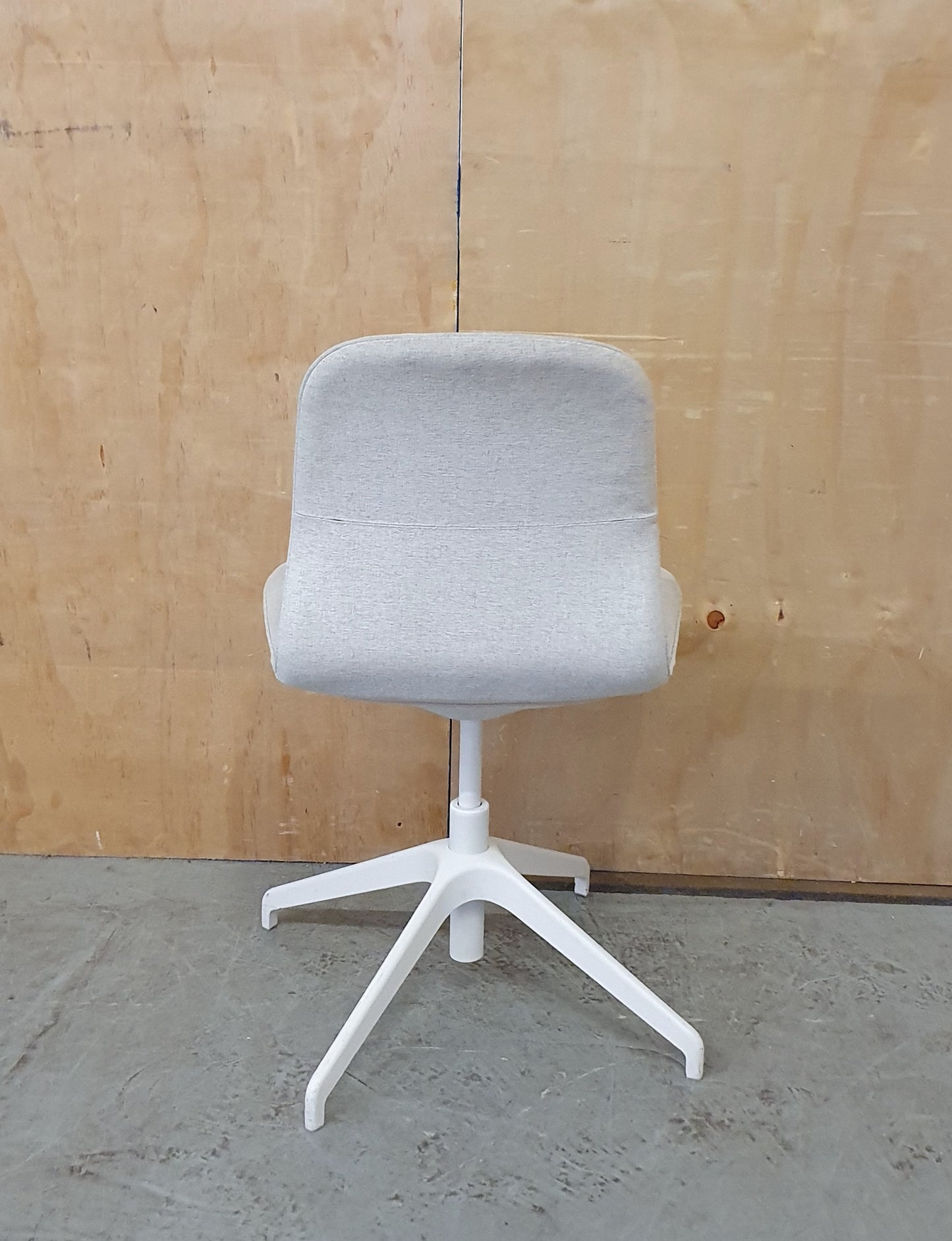 IKEA LÅNGFJÄLL Off White Fabric Office Chair - 104344
