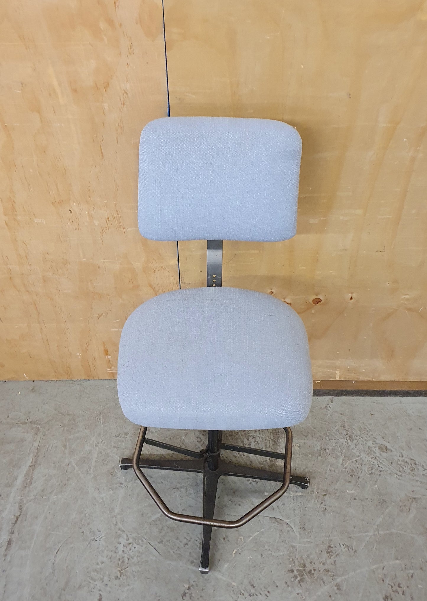 Powder Blue Height Adjustable Office Chair with Metal Frame - EL104275