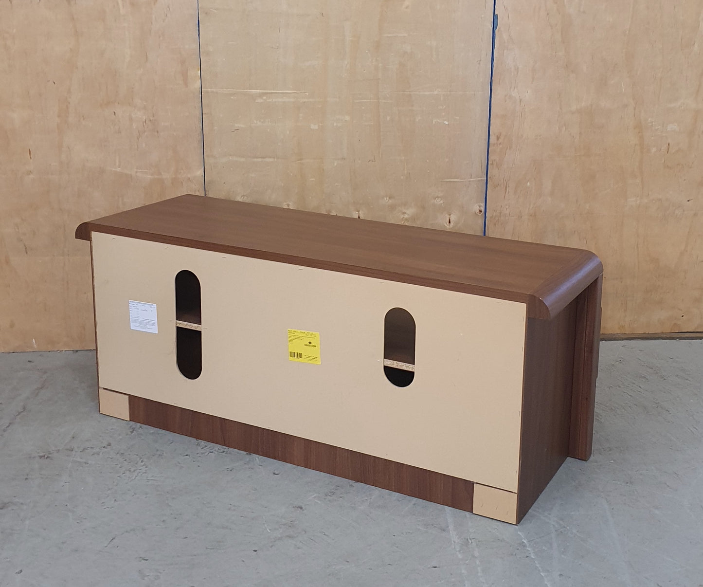 Large Heavy Duty Wooden TV Stand with 1 Glass Door and 1 Drawer - EL104356