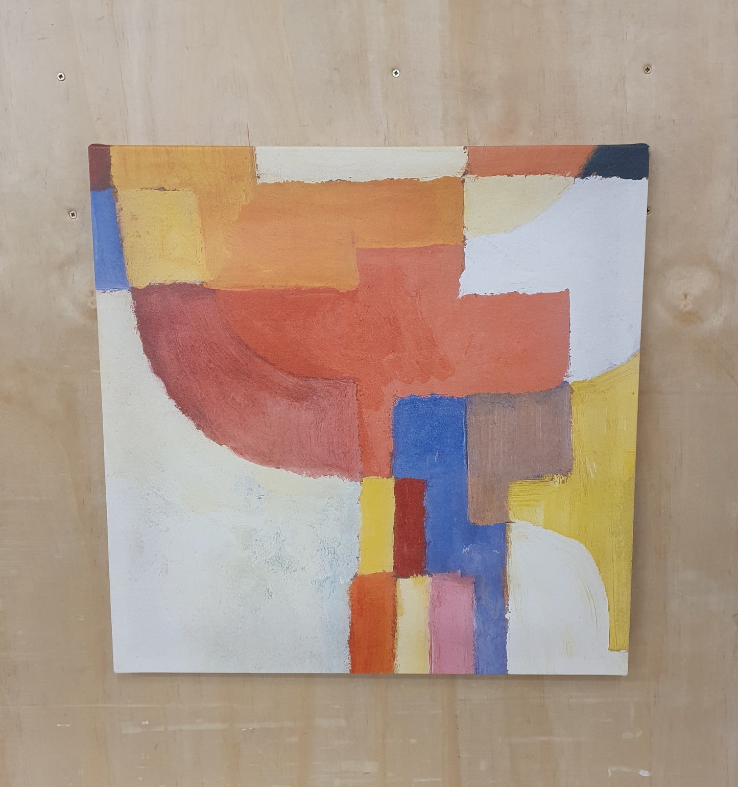 IKEA Colourful Abstract Art Canvas Print - 060225-19