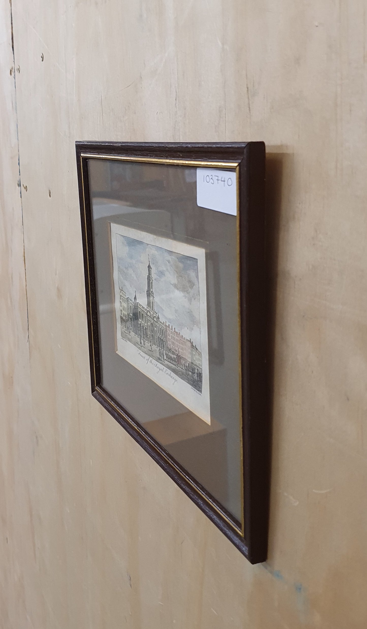 Front of the Royal Exchange Vintage Art Print - 103740