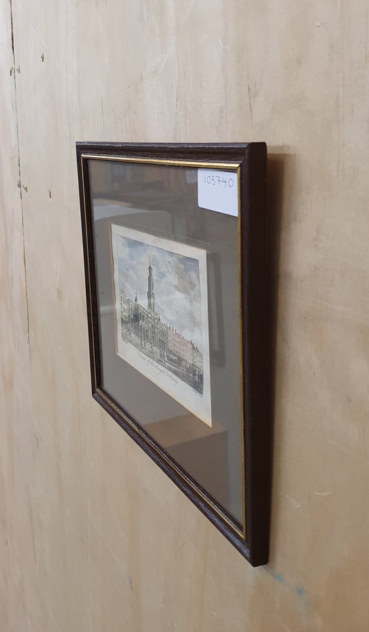 Front of the Royal Exchange Vintage Art Print - 103740