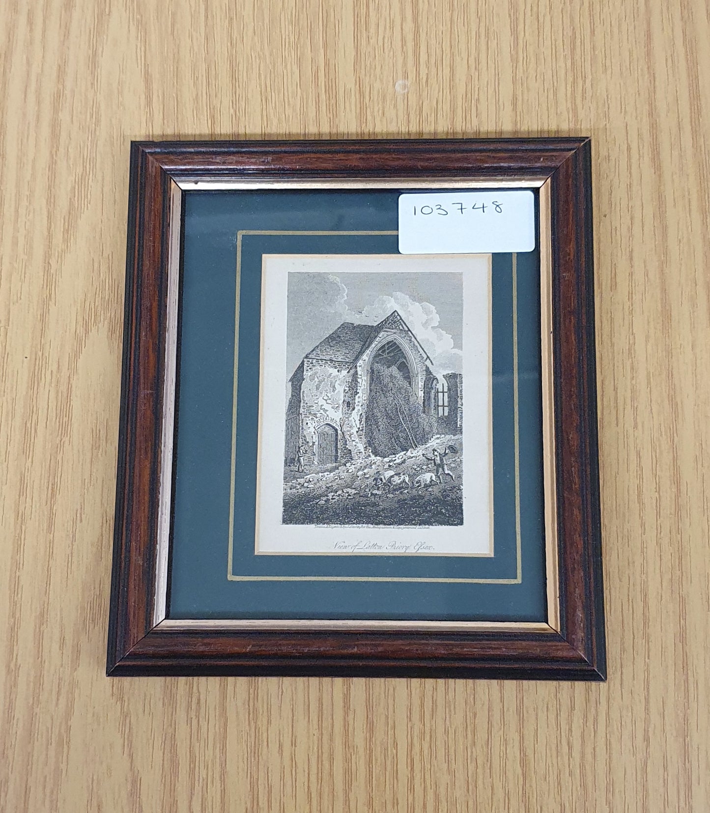 Interior of Latton Priory, Essex (19th Centuary Essex) Vintage Art Print - 103748