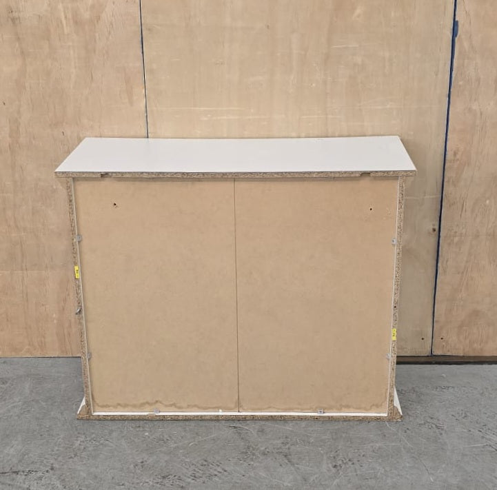 White Wood 4 Drawer Chest of Drawers - 310825-02