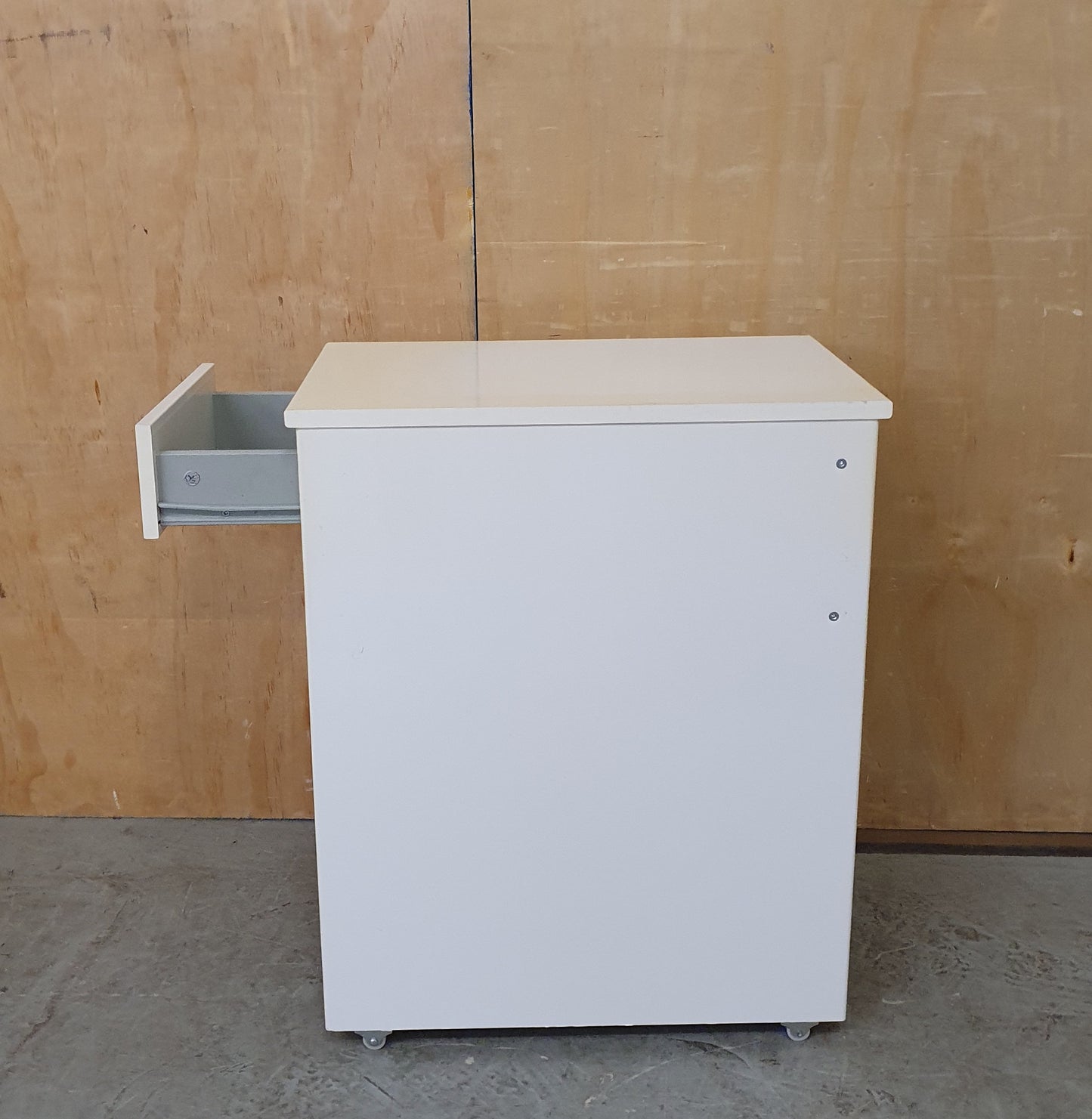 IKEA Wood White Cabinet with 1 Top Drawer - EL104480