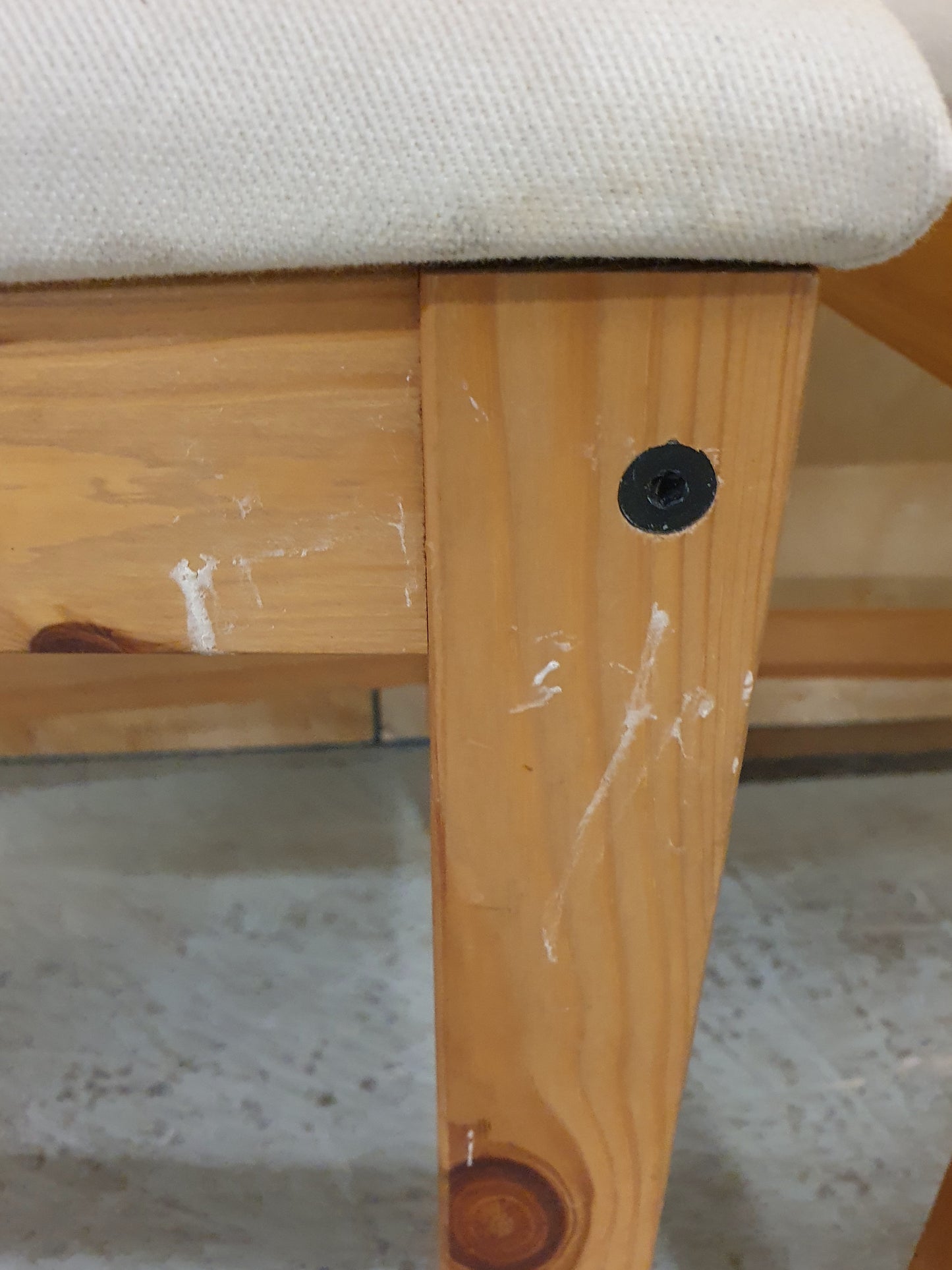 IKEA Matching Pair of Wooden Dining Chairs - EL103877 / EL103878