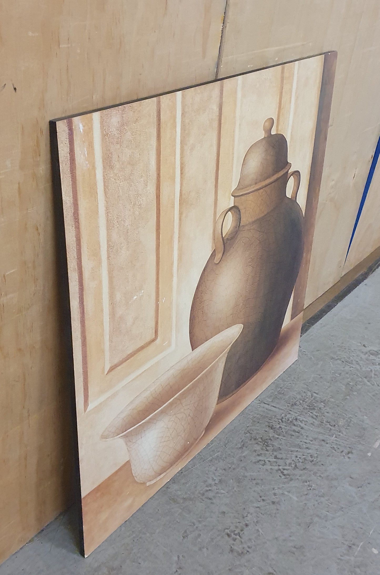 Water Jug Art Print on Wood Backing - EL104536
