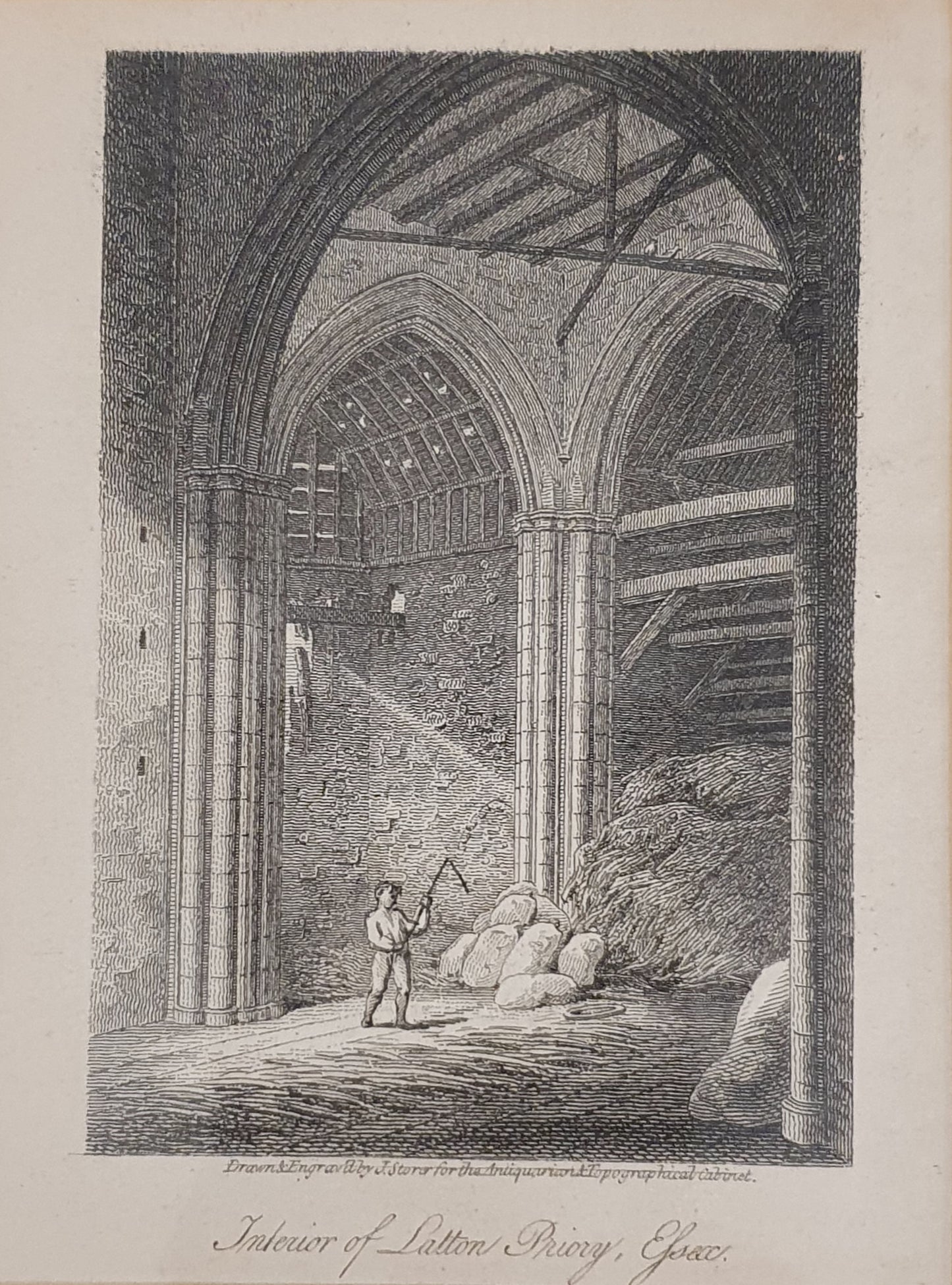 Interior of Latton Priory, Essex (19th Centuary Essex) - 103749
