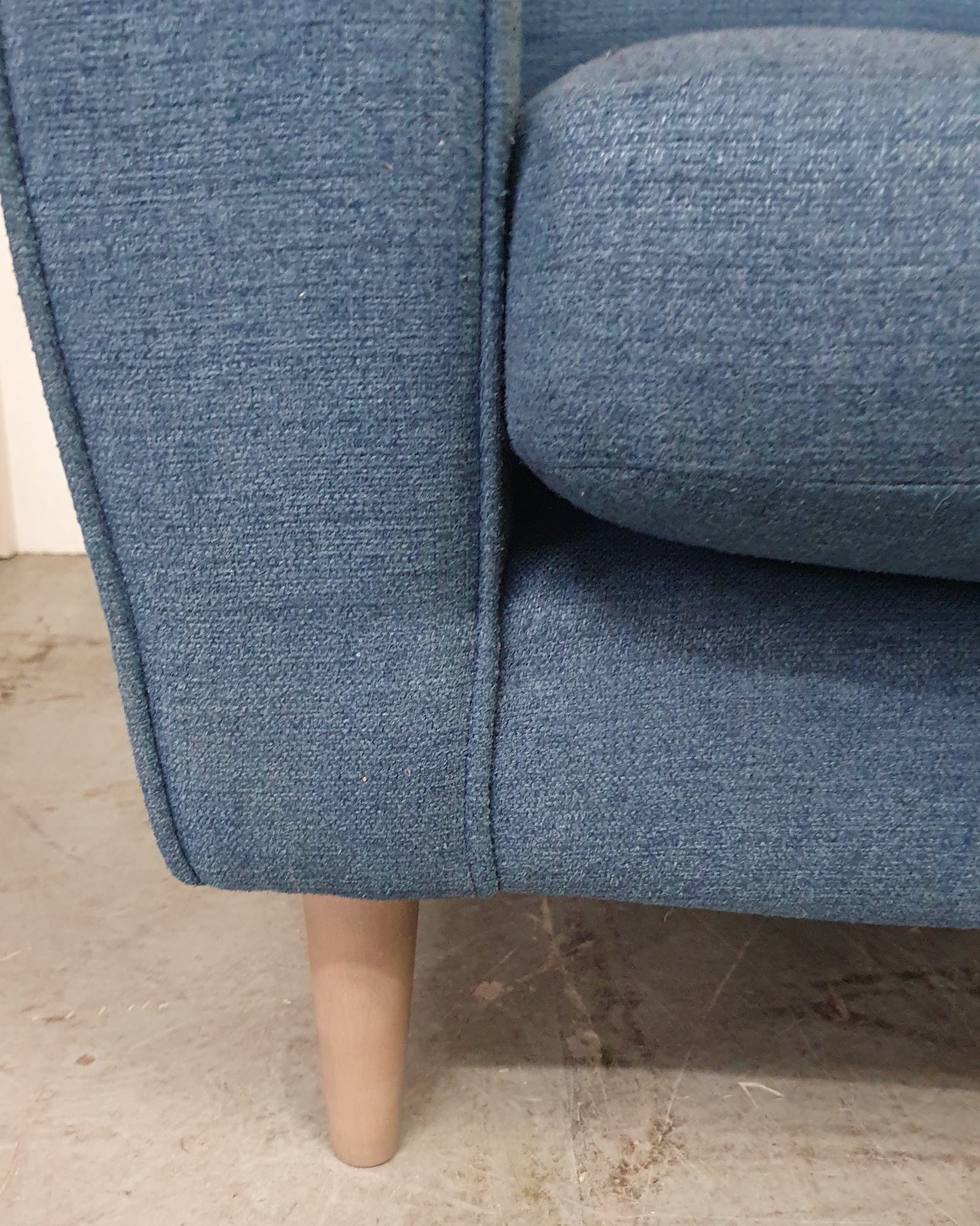 Modern Blue 2 Seater Sofa - 104764