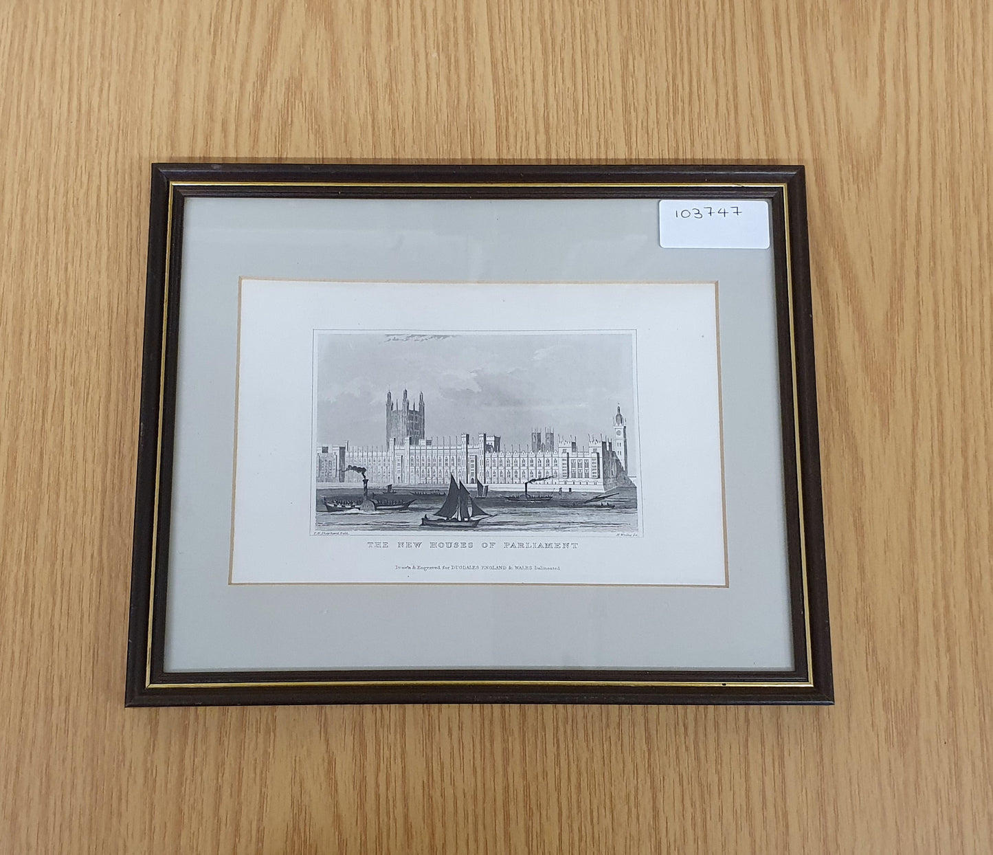 The New Houses of Parliment Vintage Art Print - 103747