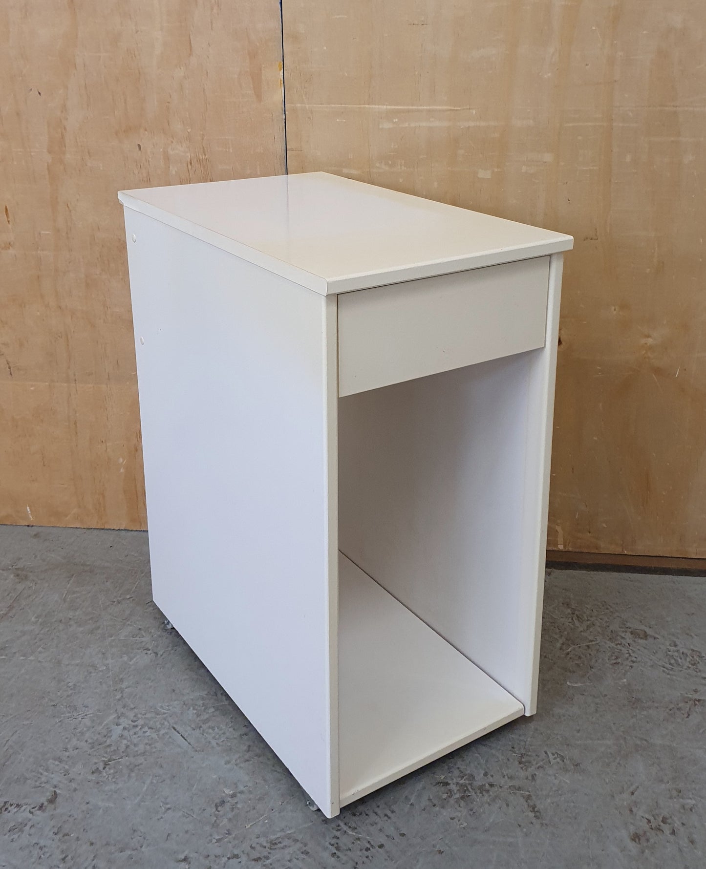 IKEA Wood White Cabinet with 1 Top Drawer - EL104480