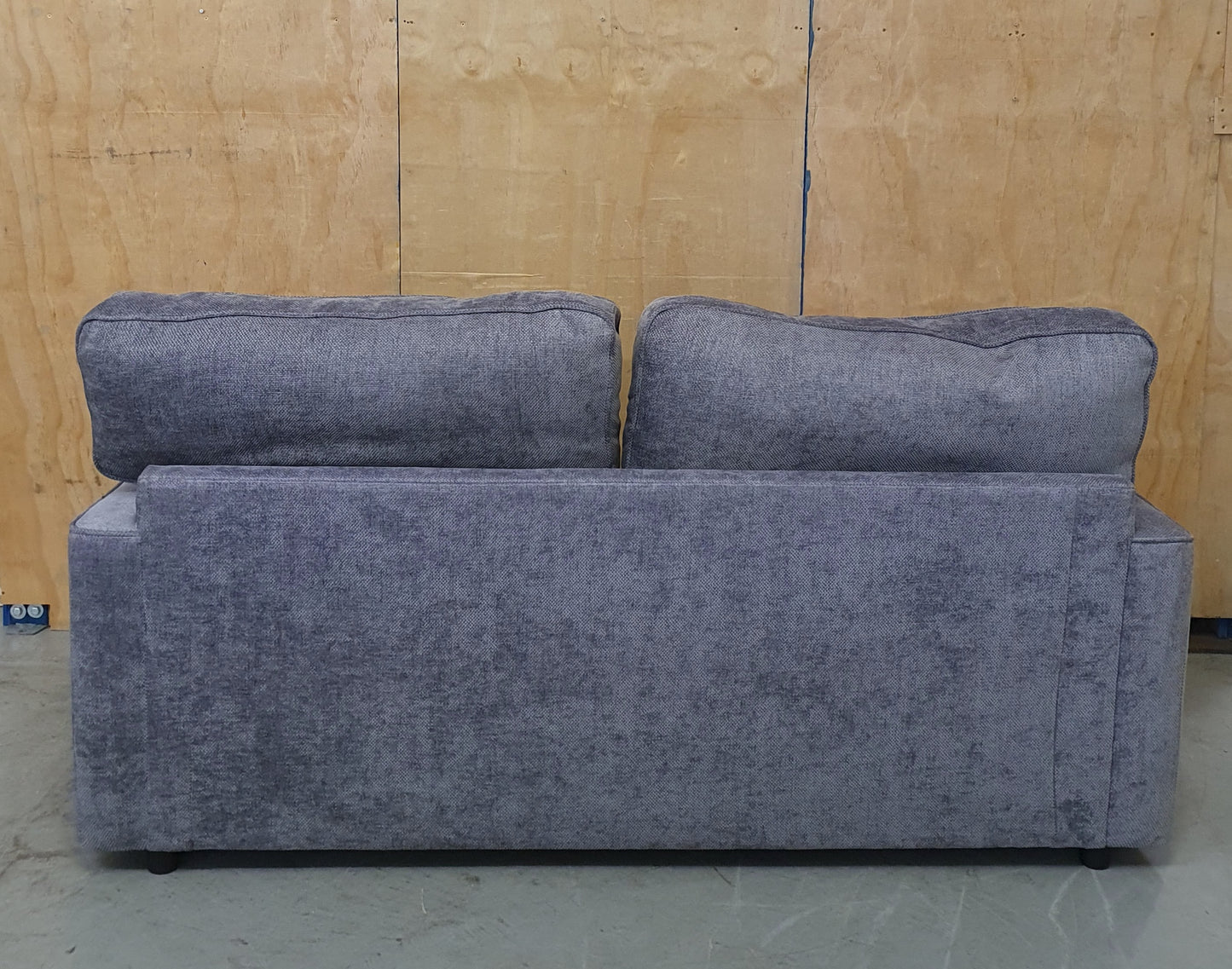 Grey Soft Fabric 2 Seater Sofa with Removable Cushions - 104040