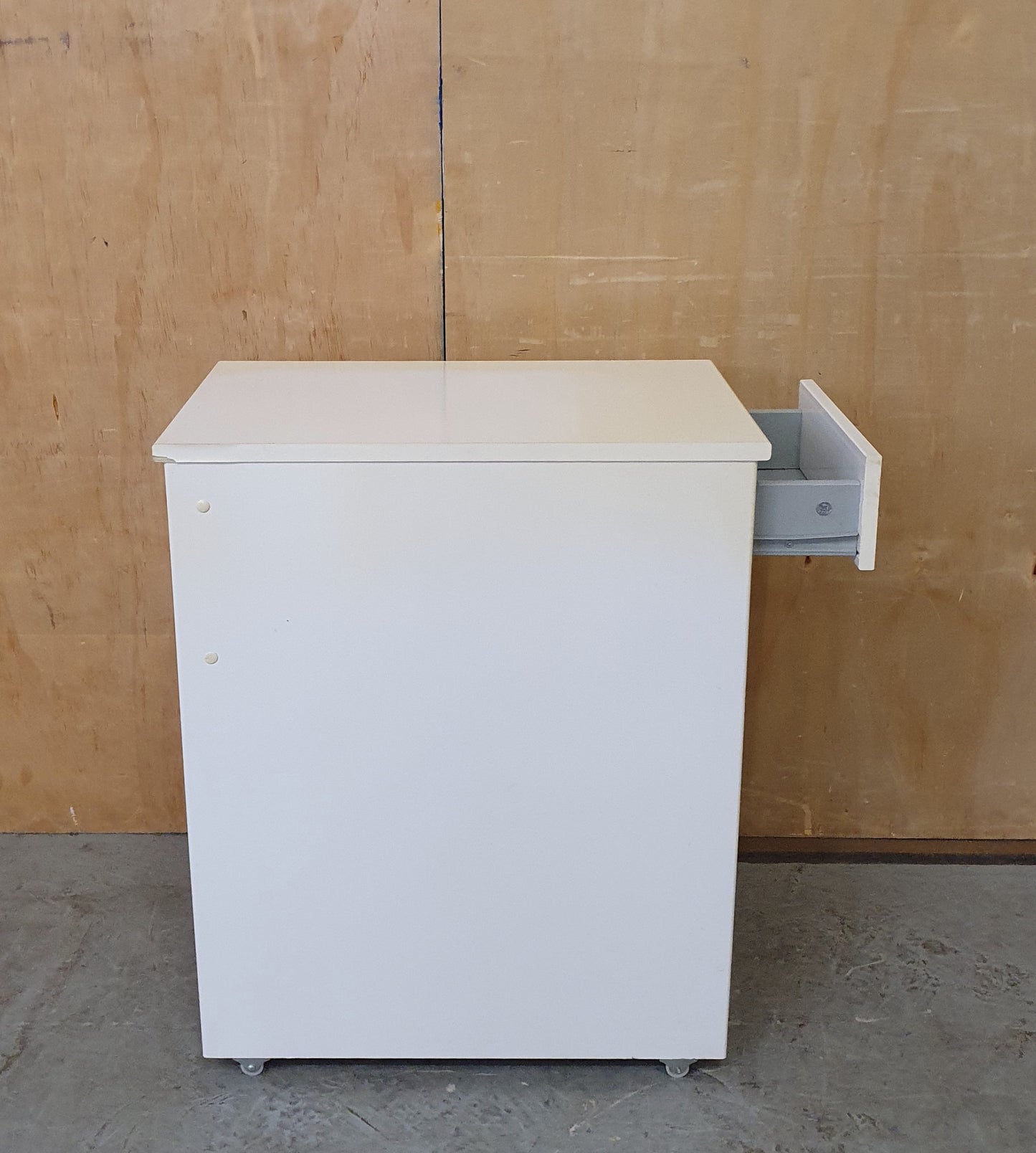 IKEA Wood White Cabinet with 1 Top Drawer - EL104480