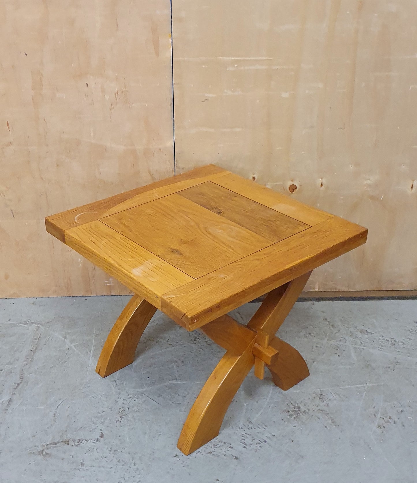 Solid Wood Coffee Table with Cross Over Feet  - 104110