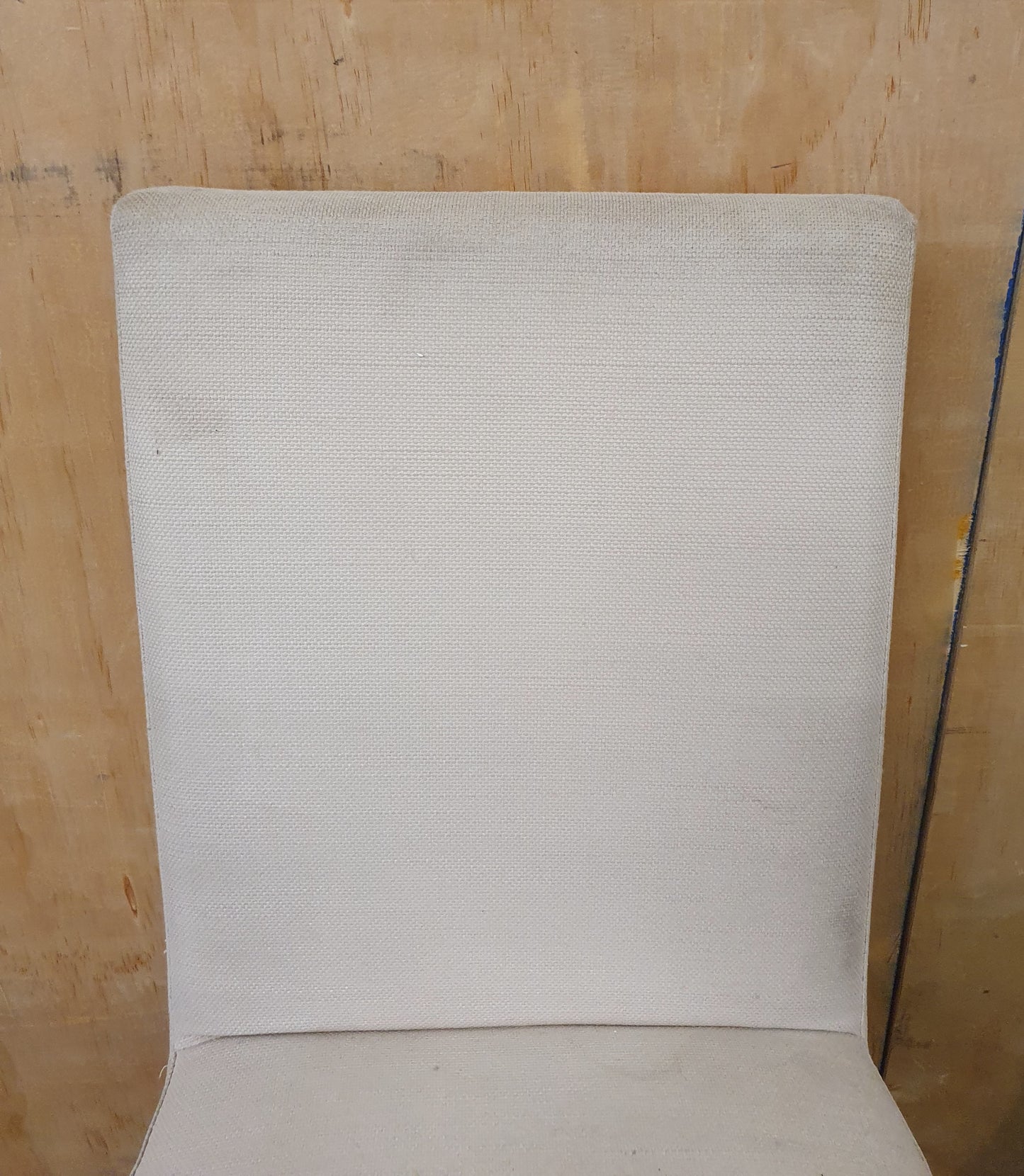 2 Matching Cream Fabric Covered Bar Stools - EL104227 / EL104228