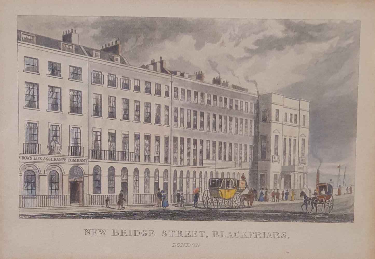 New Bridge Street, Blackfriars Vintage Art Print - 103743