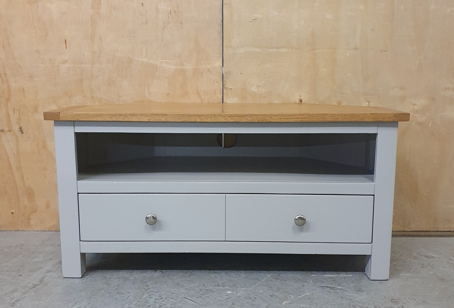 Grey Wood TV Stand with 1 Drawer - EL104500