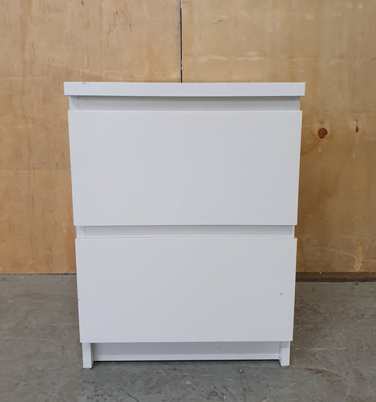IKEA MALM White Single Bedside Cabinet - 104895