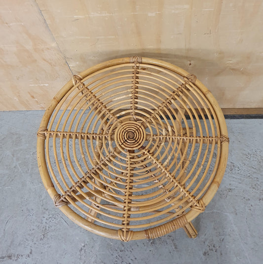 2 Tier Round Rattan Coffee Table - 104187