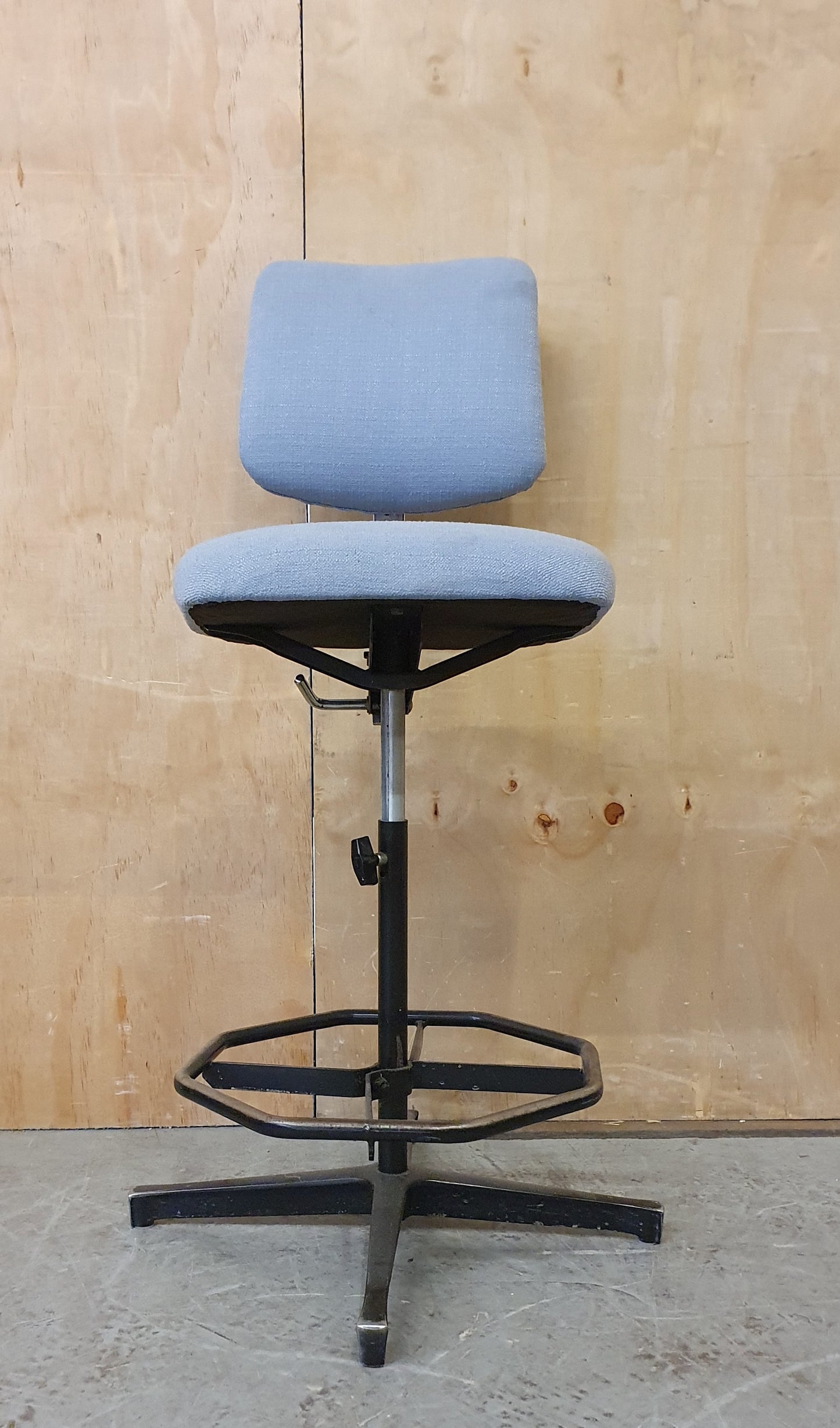 Powder Blue Height Adjustable Office Chair with Metal Frame - EL104275