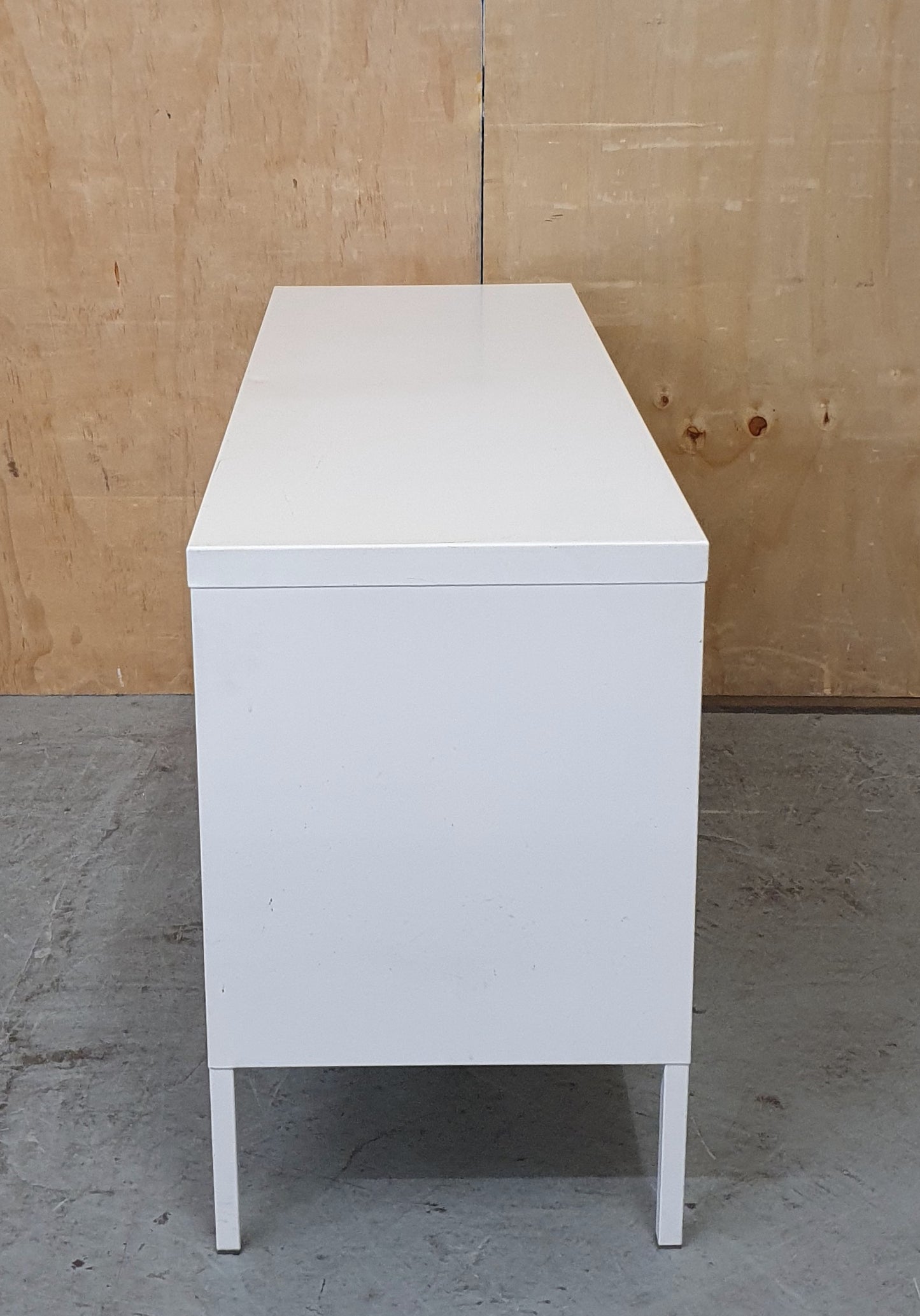 IKEA PS White Metal Lockable Cabinet - 104317