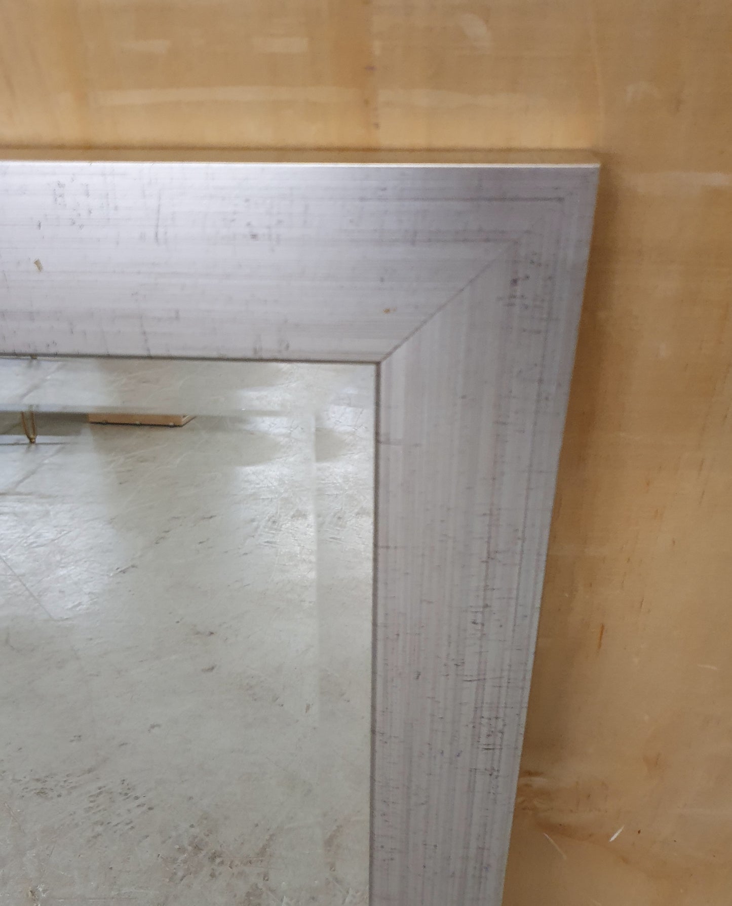 Silver Large Rectangular Mirror - 104686
