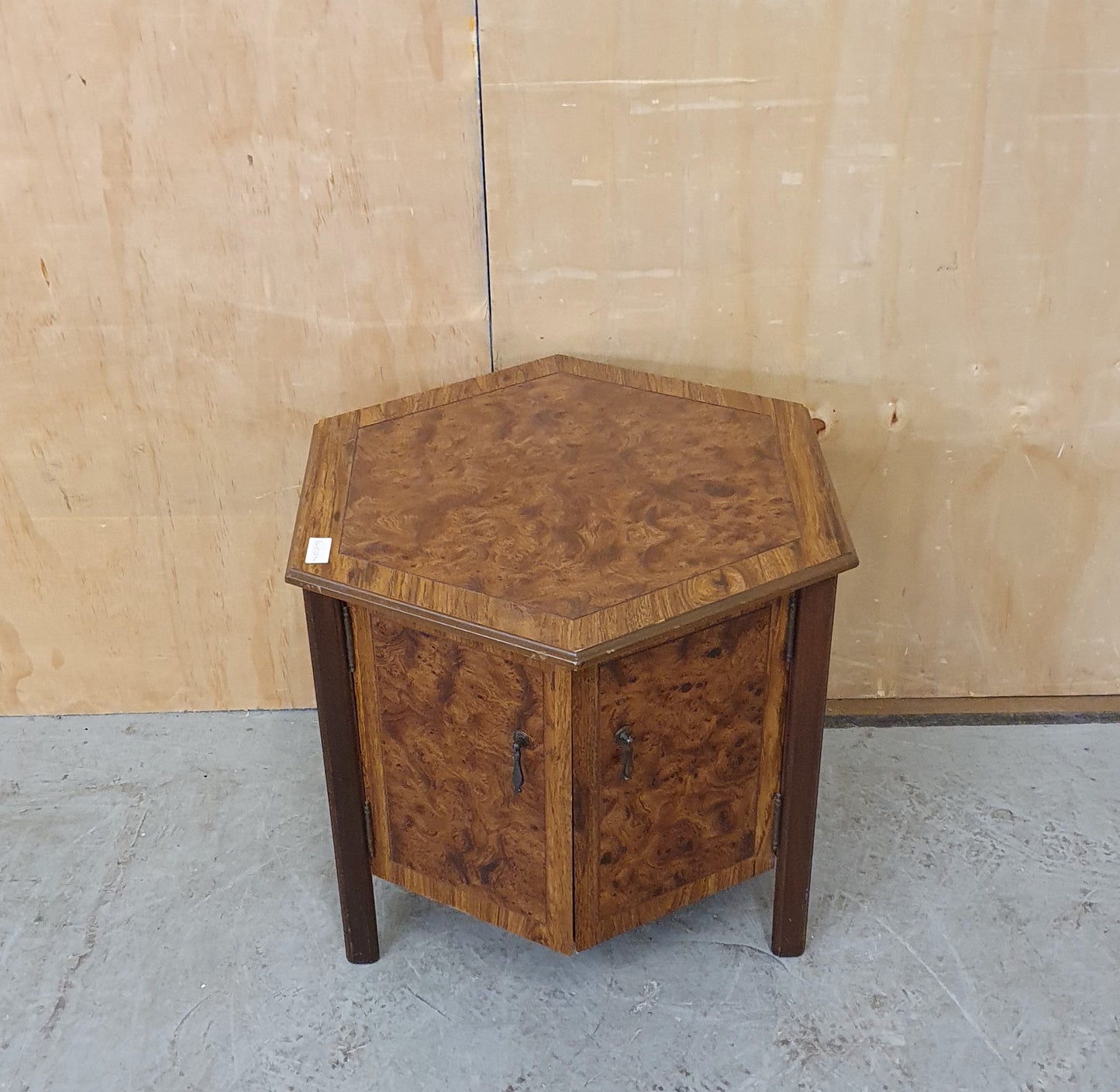 Hexagon Shaped Cabinet with Two Doors - EL103866