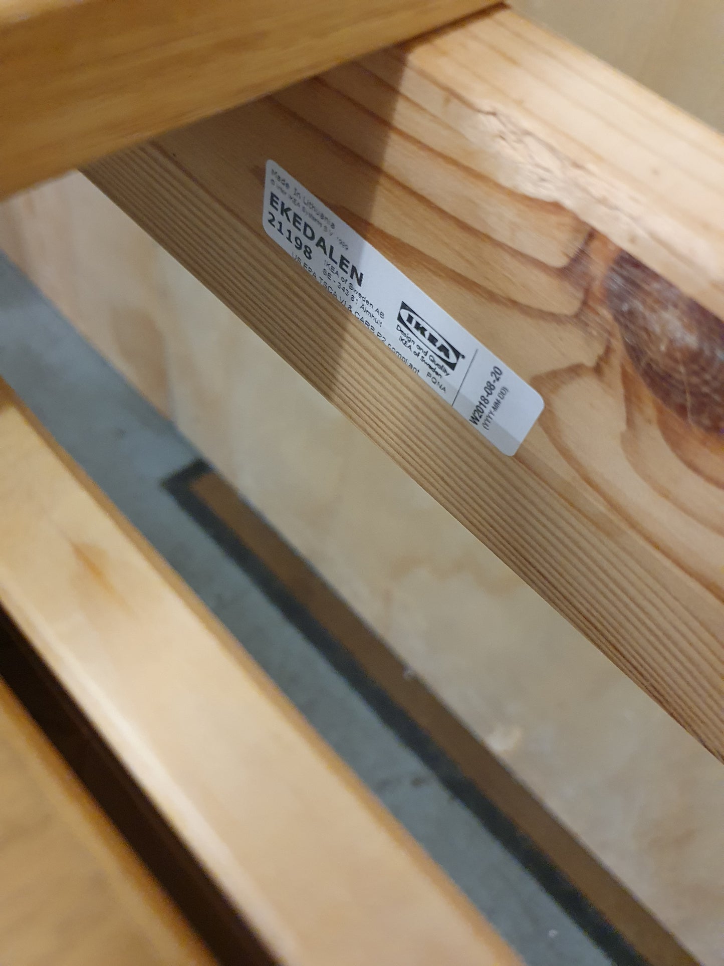 IKEA EKEDALEN Oak Extendable Dining Table - 021025-01