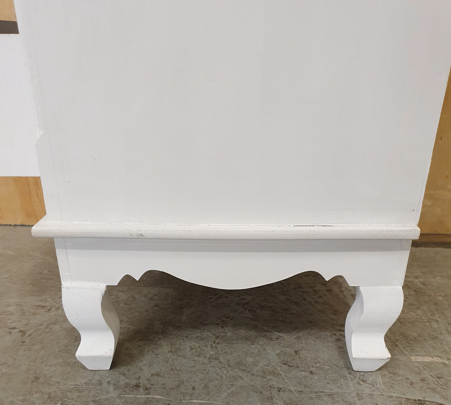 Grey 3 Drawer Bedside Cabinet with Heart Shaped Handles - 104617