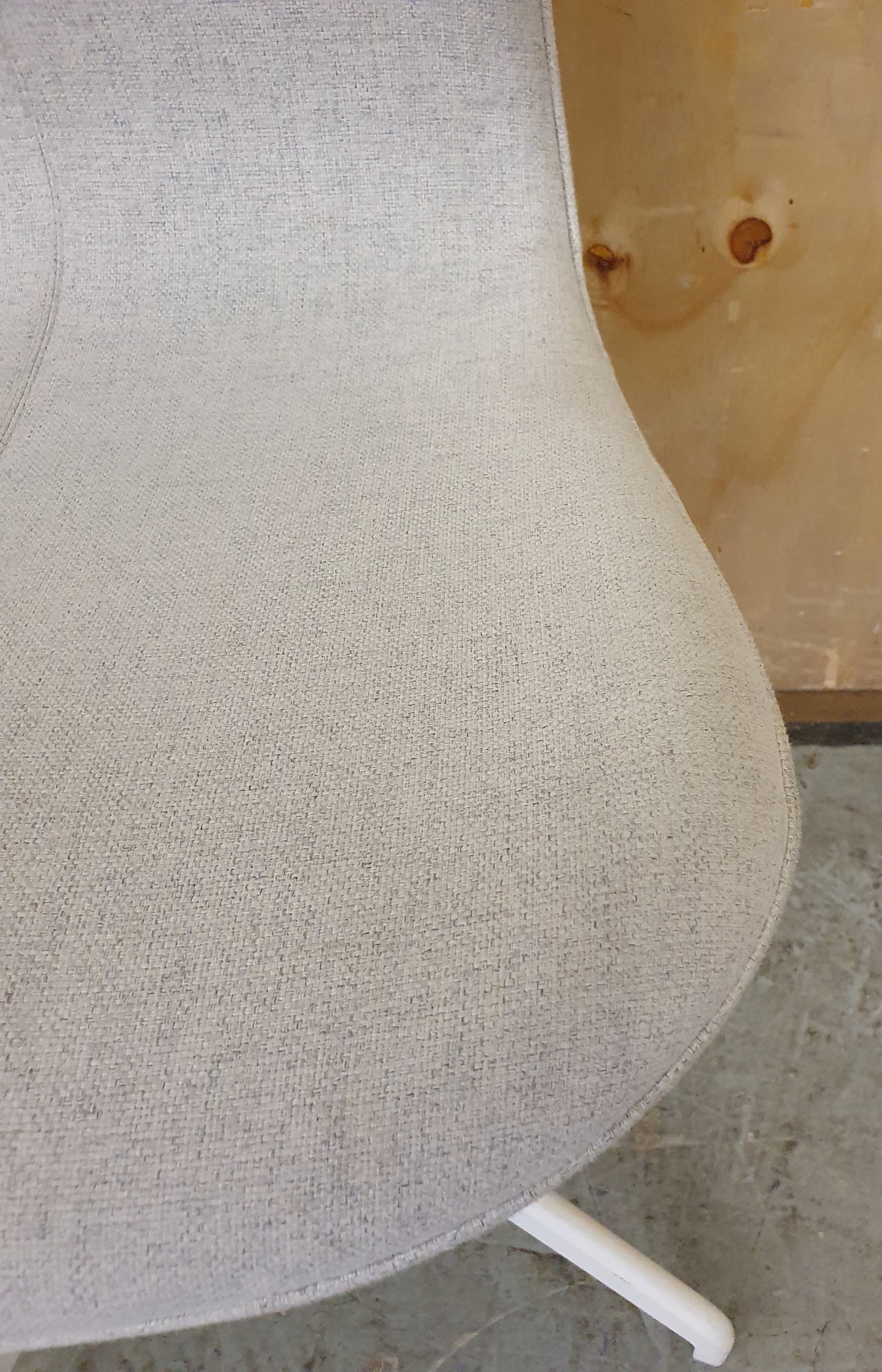 IKEA LÅNGFJÄLL Off White Fabric Office Chair - 104343
