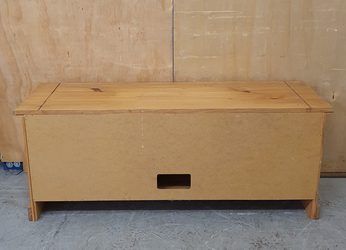 Pine TV Stand with 1 Door 2 Drawers and Centre Shelf - 104081